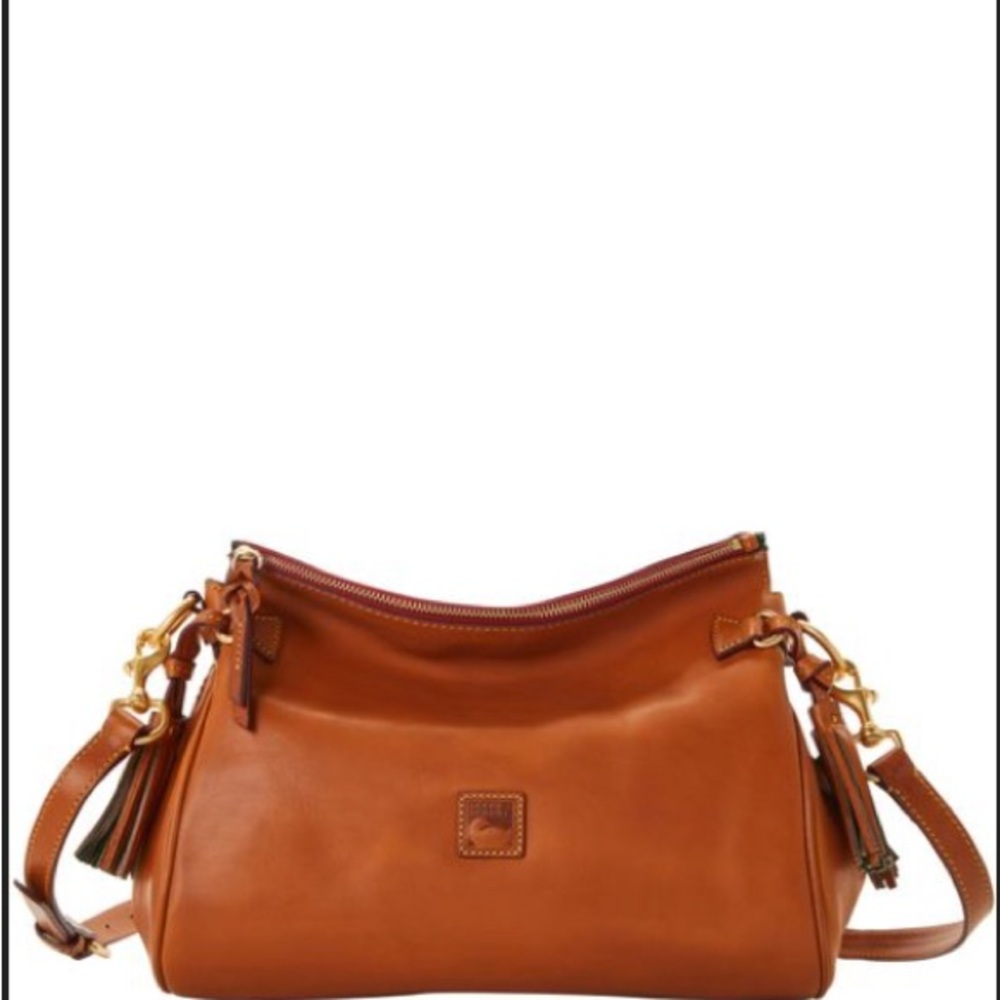 Dooney&Bourke Florentine Leather Medium Zip Crossbody - Picture 2 of 11